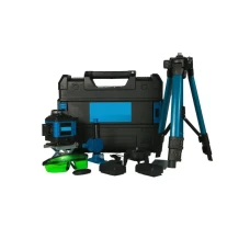 Лазерний 4D рівень акумуляторний -2 АКБ, 16 ліній, пульт дистанційного керування, цифровий дисплей, штатив, повний набір для встановлення, пластиковий кейс Лазерний 4D рівень акумуляторний -2 АКБ, 16 ліній, пульт дистанційного керування, цифровий дисплей, штатив, повний набір для встановлення, пластиковий кейс