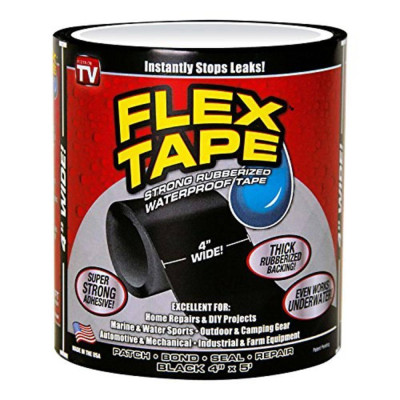 Водонепроникна ізоляційна надміцна скотч-стрічка Flex Tape 10см