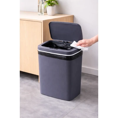 Відро для сміття зі смарт-датчиком Smart trash can 16 л Синій