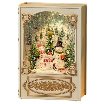 Сніговик Новорічний музичний нічник-світильник XMAS WDL 24023B