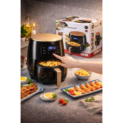 Аеро-фрітюрниця Gold Diamond TK 09904 6л 3200 Вт безмасляна мультипіч
