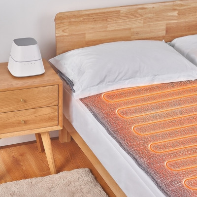Електроковдра з пультом управління в клітинку / Електропростирадло 150×180см 130 Вт