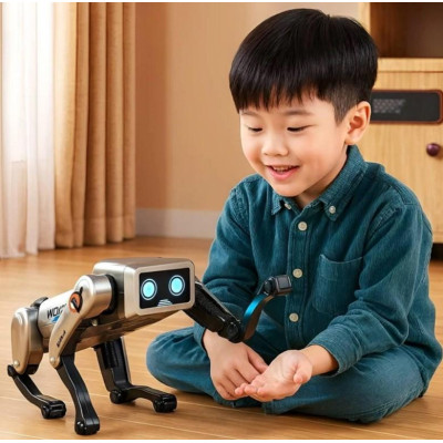 Робот-собака AI Robot на радіокеруванні / Розумний акумуляторний робот-собака Робот-собака AI Robot на радіокеруванні / Розумний акумуляторний робот-собака