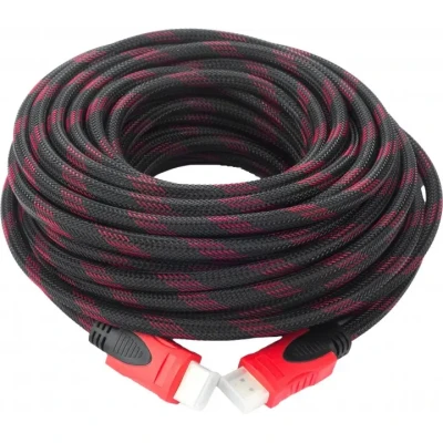 Кабель HDMI-HDMI Donli обплетення, ферити, посилений 30 м (V1.4)