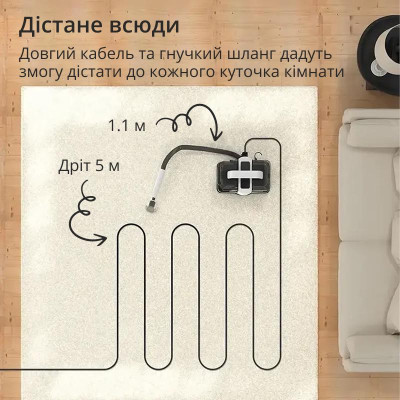 Миючий пилосос-плямовивідник Domotec MS 4415 4200W 1080 ml Миючий пилосос-плямовивідник Domotec MS 4415 4200W 1080 ml