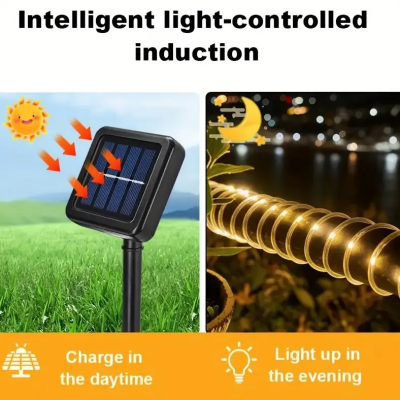 Світлодіодна гірлянда "Трубка" 20м 200 LED, білий теплий