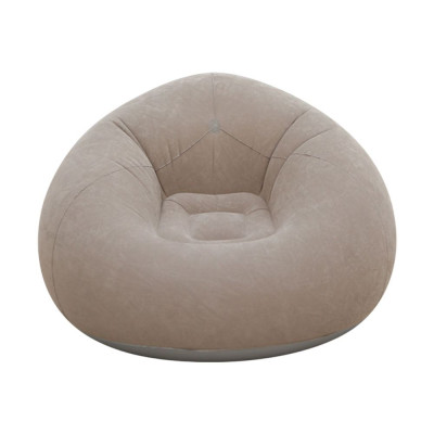 Надувне крісло-пуф Inflatable Sofa / Надувне крісло-мішок 110×110×85 см Бежевий Надувне крісло-пуф Inflatable Sofa / Надувне крісло-мішок 110×110×85 см Бежевий