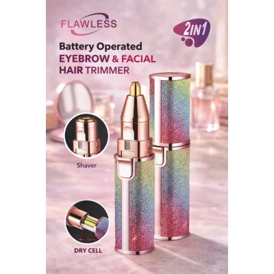 Тример жіночий епілятор для брів з насадкою Flawless HX-203A