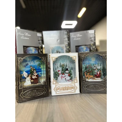 Різдвяна ніч Новорічний музичний нічник-світильник XMAS WDL 24023B
