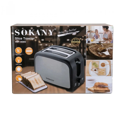 Тостер Sokany HJT-008S 800 Вт