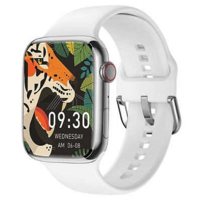 Смарт-годинник Smart Watch GS7 Pro Max, 45 мм, дзвінки, бездротова зарядка сірий
