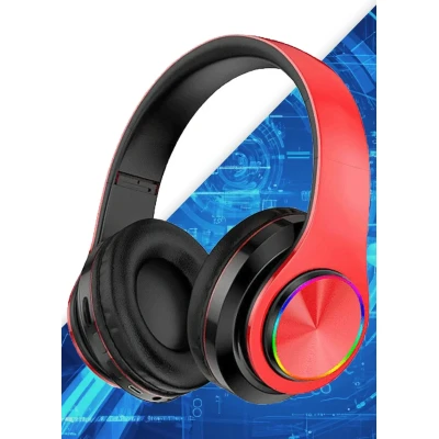 Бездротові навушники B39, з мікрофоном / Накладні bluetooth навушники з підсвічуванням