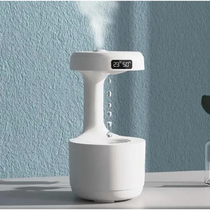 Зволожувач повітря портативний Kinscoter DQ-011 Anti Gravity Humidifier електричний 800 мл White iC227 Зволожувач повітря портативний Kinscoter DQ-011 Anti Gravity Humidifier електричний 800 мл White iC227
