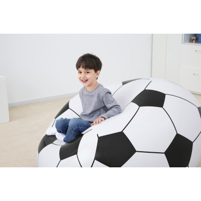 Надувне крісло-пуф Inflatable Sofa / Надувне крісло-мішок 110×110×85 см Чорно-білий Надувне крісло-пуф Inflatable Sofa / Надувне крісло-мішок 110×110×85 см Чорно-білий