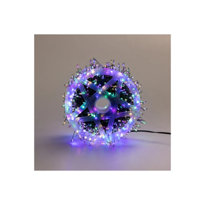 Гірлянда Роса на котушці феєрверк - мішура від USB, 50м, 1500LED + пульт Мультик