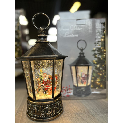 Санта Клаус Музичний новорічний ліхтар XMAS WDL 24077A