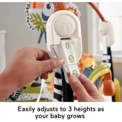 Ігровий центр, що розвиває, дитячий джемпер Fisher-Price Jumperoo Baby Activity Center Бежевий Ігровий центр, що розвиває, дитячий джемпер Fisher-Price Jumperoo Baby Activity Center Бежевий