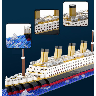 Конструктор корабель Titanic (1878 деталей) Конструктор корабель Titanic (1878 деталей)