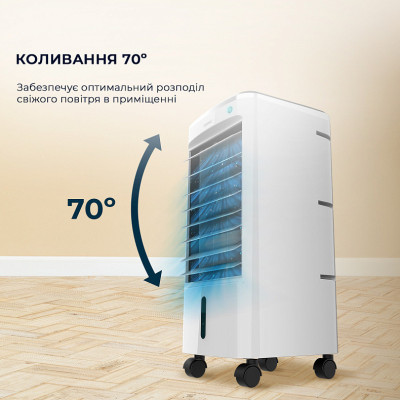 Кондиціонер портативний на колесах 3,5л / Портативний охолоджувач повітря 50Вт Кондиціонер портативний на колесах 3,5л / Портативний охолоджувач повітря 50Вт