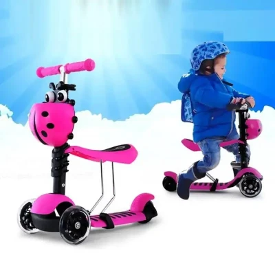 Дитячий самокат Best Scooter 5в1 Сонечко