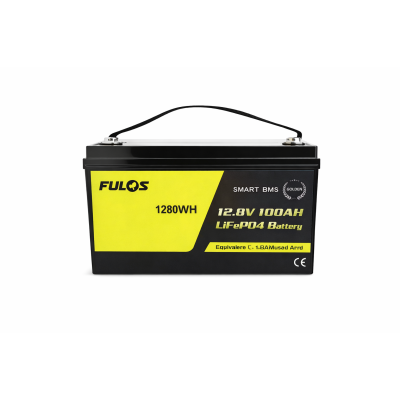 Акумулятор BATTERY liFePo FULOS 12V 100Ah для дому, квартири, ДБЖ та сонячних електростанцій