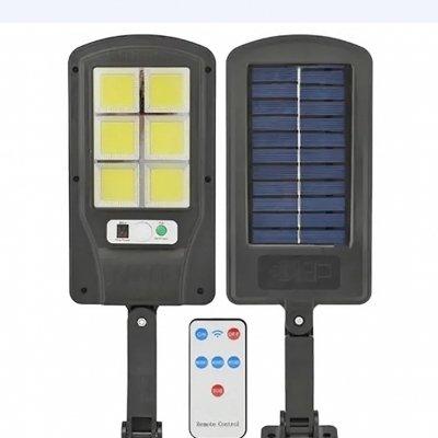 Вуличний ліхтар на стовп із пультом на сонячних батареях Solar Light НА 10 ЛАМП