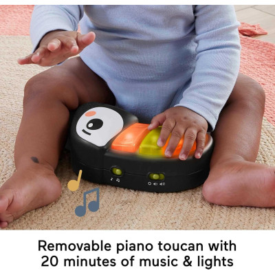 Ігровий центр, що розвиває, дитячий джемпер Fisher-Price Jumperoo Baby Activity Center Бежевий Ігровий центр, що розвиває, дитячий джемпер Fisher-Price Jumperoo Baby Activity Center Бежевий