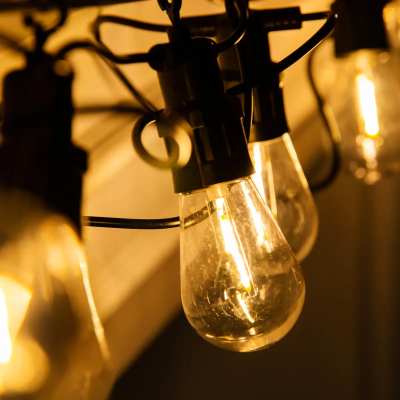 Світлодіодна гірлянда 10 метрів, 25 LED, статичний режим, живлення від мережі 220В