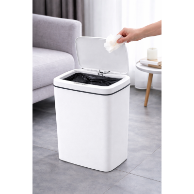 Відро длВідро для сміття зі смарт-датчиком Smart trash can 6л Білий