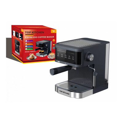Кофеварка Еспресо зі стимером 1500Вт 15 бар Top Kitchen Tk00216