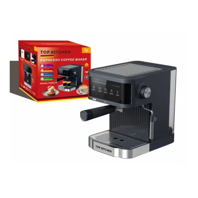Кофеварка Еспресо зі стимером 1500Вт 15 бар Top Kitchen Tk00216