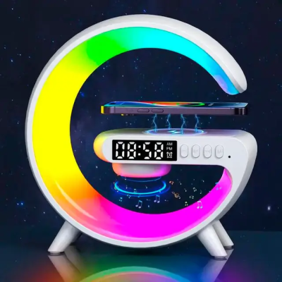 Настільна смарт-лампа з бездротовою зарядкою та динаміком Smart Light Sound Machine G63 Настільна смарт-лампа з бездротовою зарядкою та динаміком Smart Light Sound Machine G63