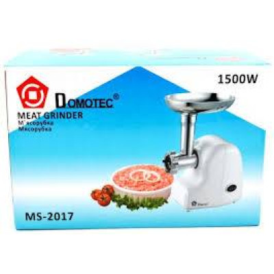 Електром'ясорубка Domotec MS 2017 2500W, Кухонна електрична м'ясорубка Електром'ясорубка Domotec MS 2017 2500W, Кухонна електрична м'ясорубка