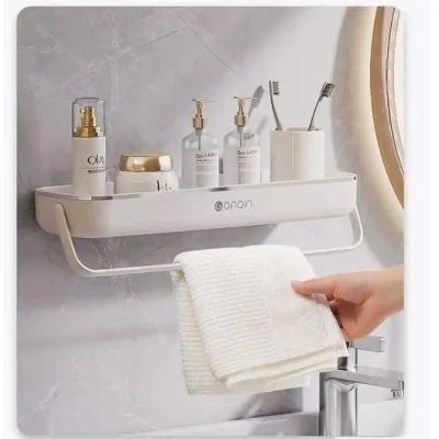 Органайзер у ванну полиця+вішалка TOWEL BAR LY-840