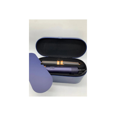 Стайлер 5в1 HAIR BRUSH Styler + Коробка з функціями об'єму, випрямлення, накручування темно-синій