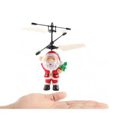 Літаюча іграшка Flying Santa літаючий Дід Мороз Cанта Клаус