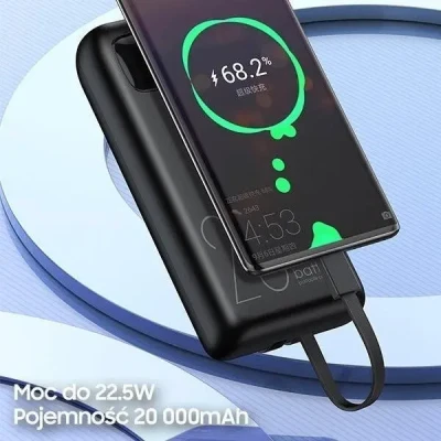 Павербанк AWEI P13K/9610 22,5W Зарядний пристрій 20 000 mah