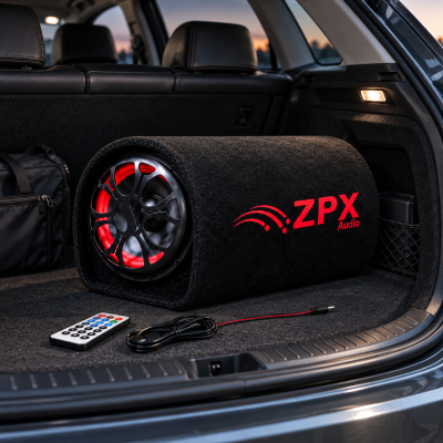 Акустична система ZPX ZX-10SUB / Автомобільний сабвуфер 1000W + пульт Акустична система ZPX ZX-10SUB / Автомобільний сабвуфер 1000W + пульт