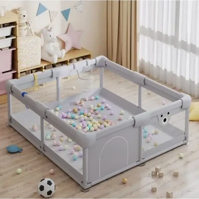 Дитячий манеж-ігрова зона 180×120 см з м'яким дном