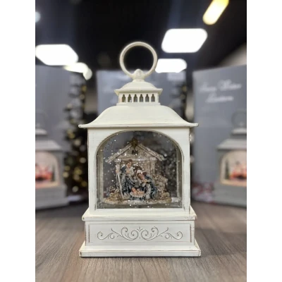 Санта Клаус Новорічний музичний ліхтар нічник з підсвічуванням Xmas 24072D