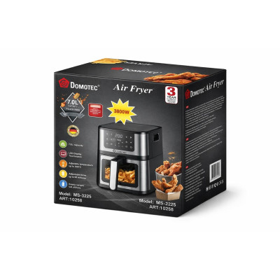 Аерофритюрка DOMOTEC Air Fryer MS-3225