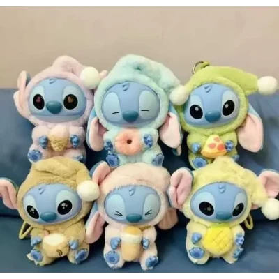 М'яка колекційна іграшка-сюрприз брелок Стіч/Stitch Labubu 15см (колір та вигляд випадковий)