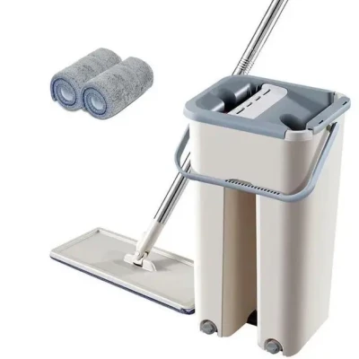 Швабра з відром і самовіджимом , Spin Mop Scratch Cleaning 360, швабра ледарка 6 л