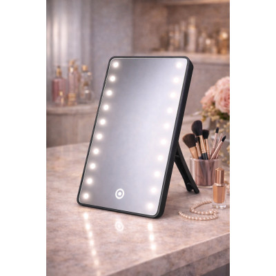 Дзеркало для макіяжу з LED підсвічуванням 16 світлодіодів Cosmetie Mirror LY-701