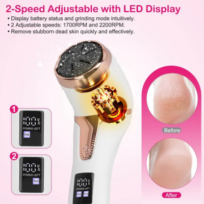 Електричний набір 10в1 для педикюру з дисплеєм LCD
