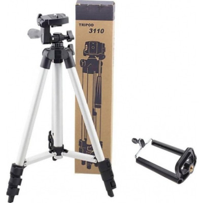 Штатив для камери та телефону 3110 Тринога для фотоапарата Трипод Tripod Штатив для камери та телефону 3110 Тринога для фотоапарата Трипод Tripod
