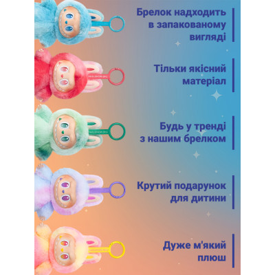 Іграшка-сюрприз Big into Energy Плюшевий брелок 2025 The Monsters 3 Іграшка-сюрприз Big into Energy Плюшевий брелок 2025 The Monsters 3