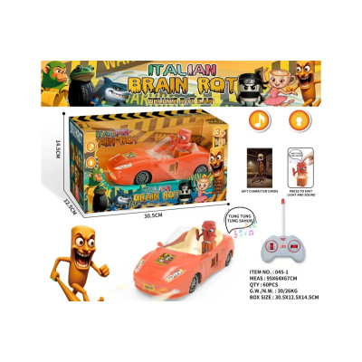 Машинка радіокерована Italian Brain Rot - Deluxe R/C Car "Tung Tung Tung Sahur"