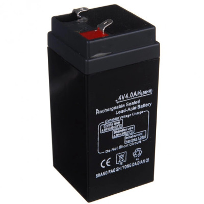 Акумуляторна батарея, 4V, 4Ah, BATTERY / Свинцево-кислотний акумулятор