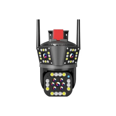 Wi-Fi відеокамера з трьома об'єктивами SD/карта YOSO YO-IPC49D6MP50 PTZ 2.8mm V380